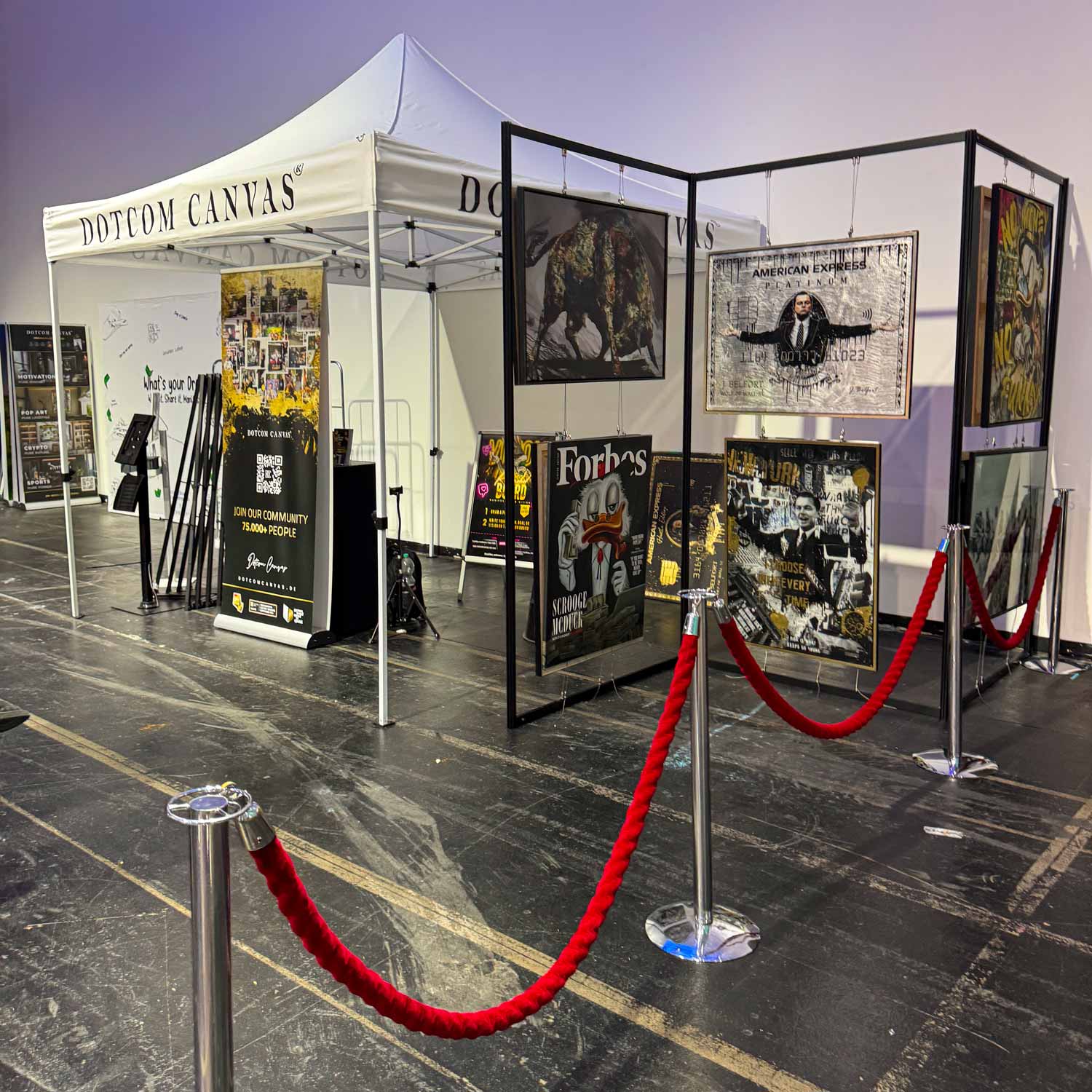 DOTCOMCANVAS® auf der Cashflow Conference 2025 – Kunst trifft Kapital