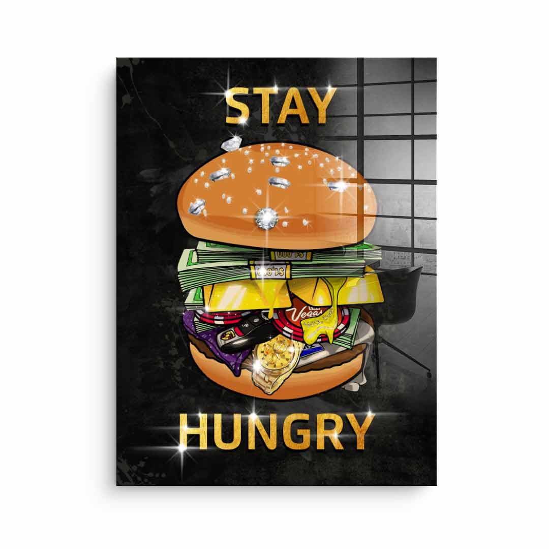 Stay Hungry 1 - gold leaf