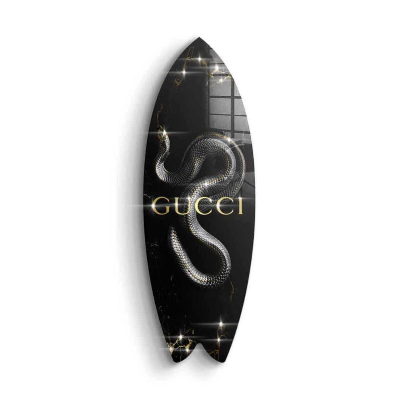 Surfboard Luxury Snake - Blattgold