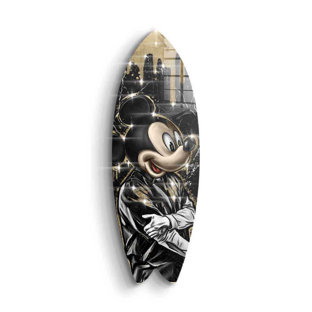 Surfboard Gangster King - Blattgold