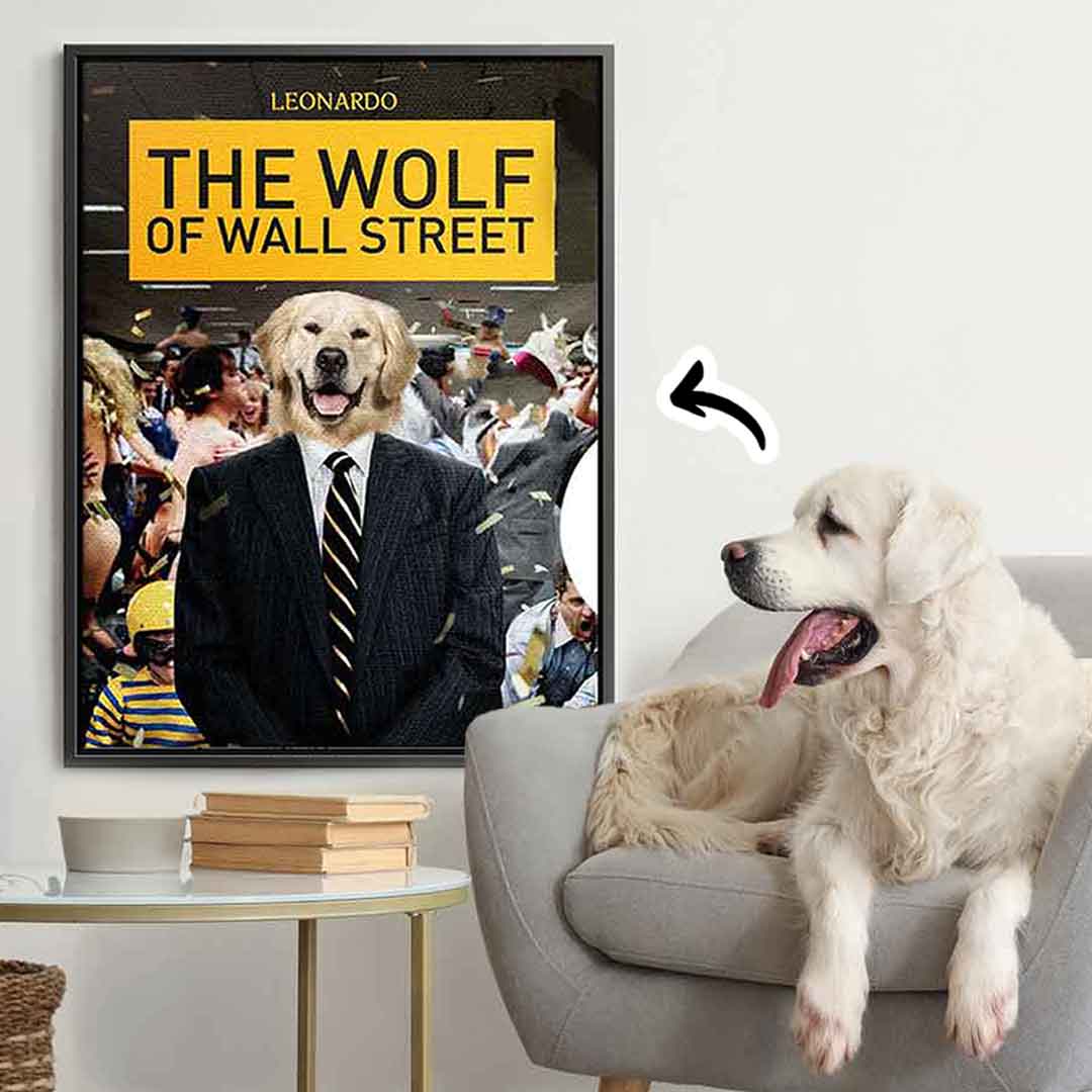 Wolf of Wall Street Portrait - Personalizable
