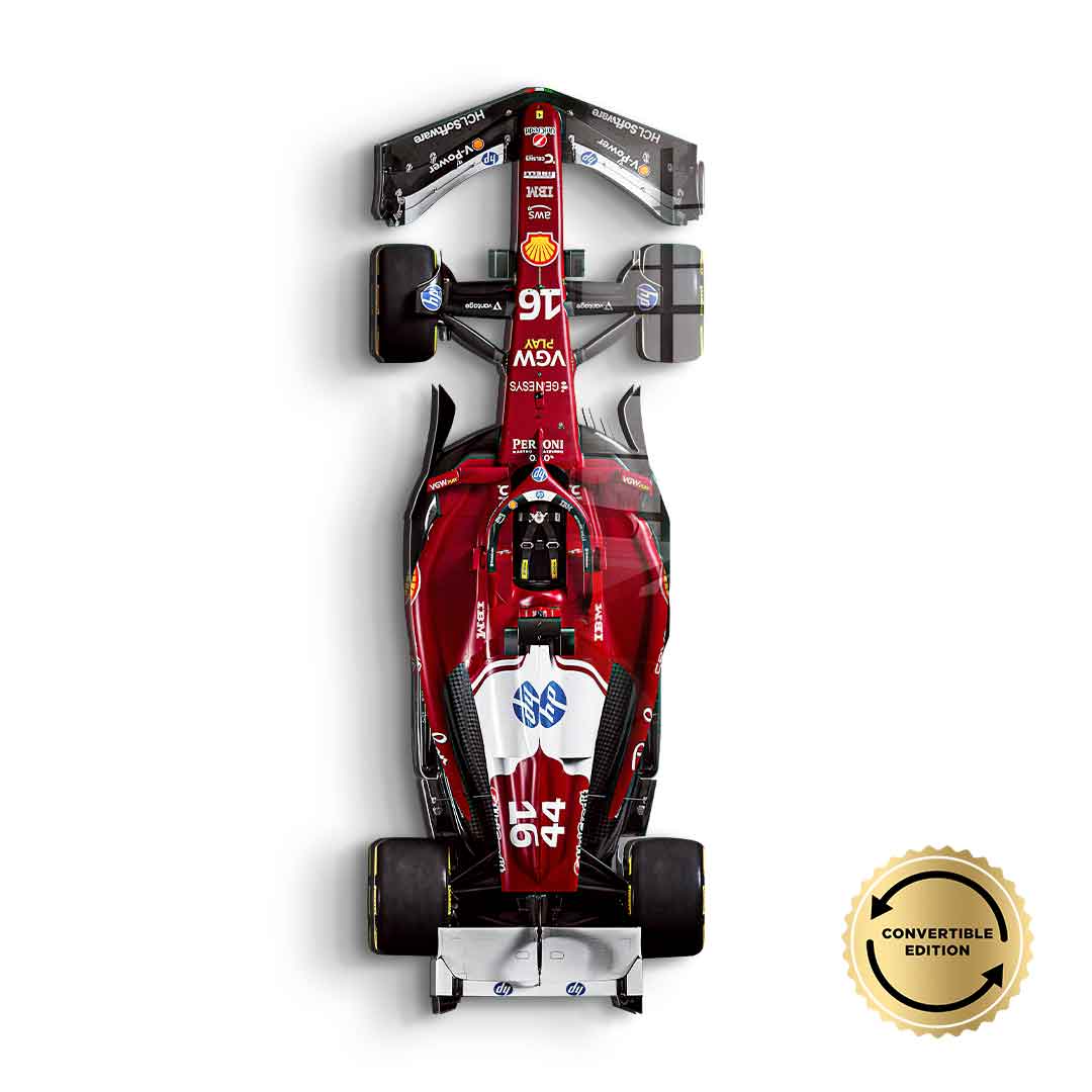 Wandskulptur F1 Ferrari - Acrylglas