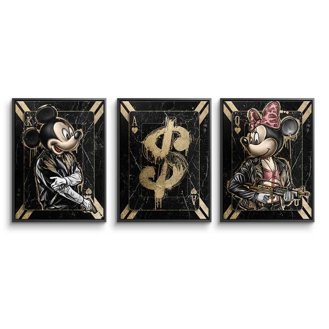 Gangster Card - Leinwand 3x