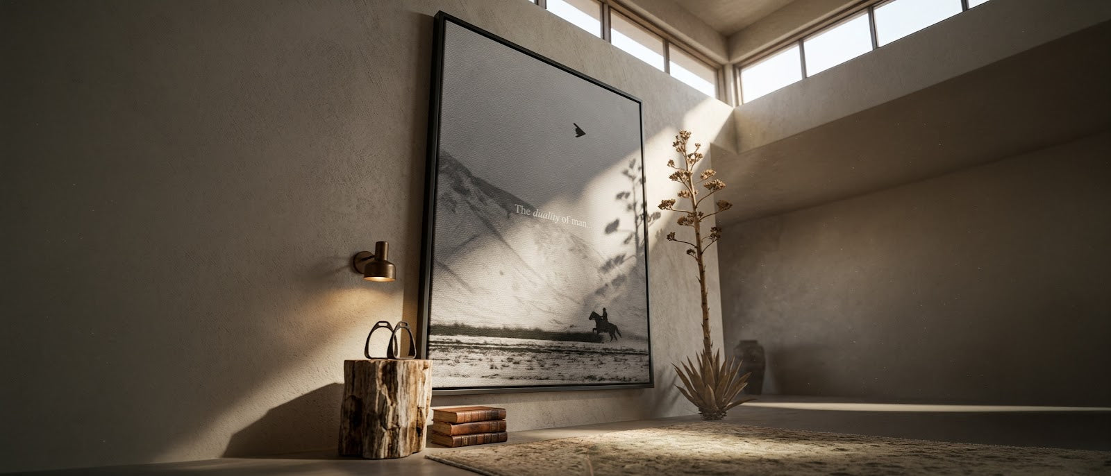 DOTCOMCANVAS® The duality of man - Produktseiten Banner