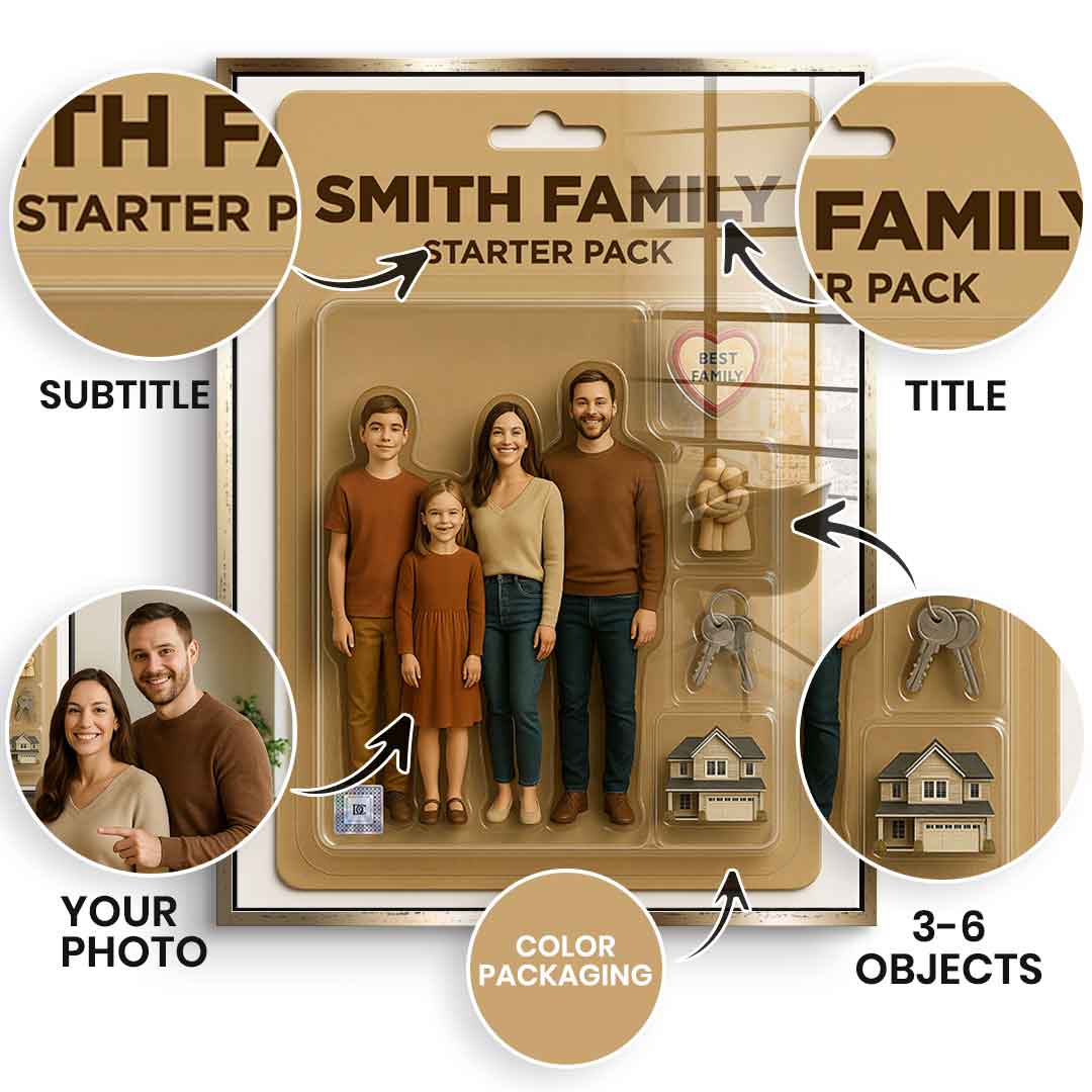 Viral Starter Pack <tc>Wall Art</tc> - Personalizable - Acrylic glass