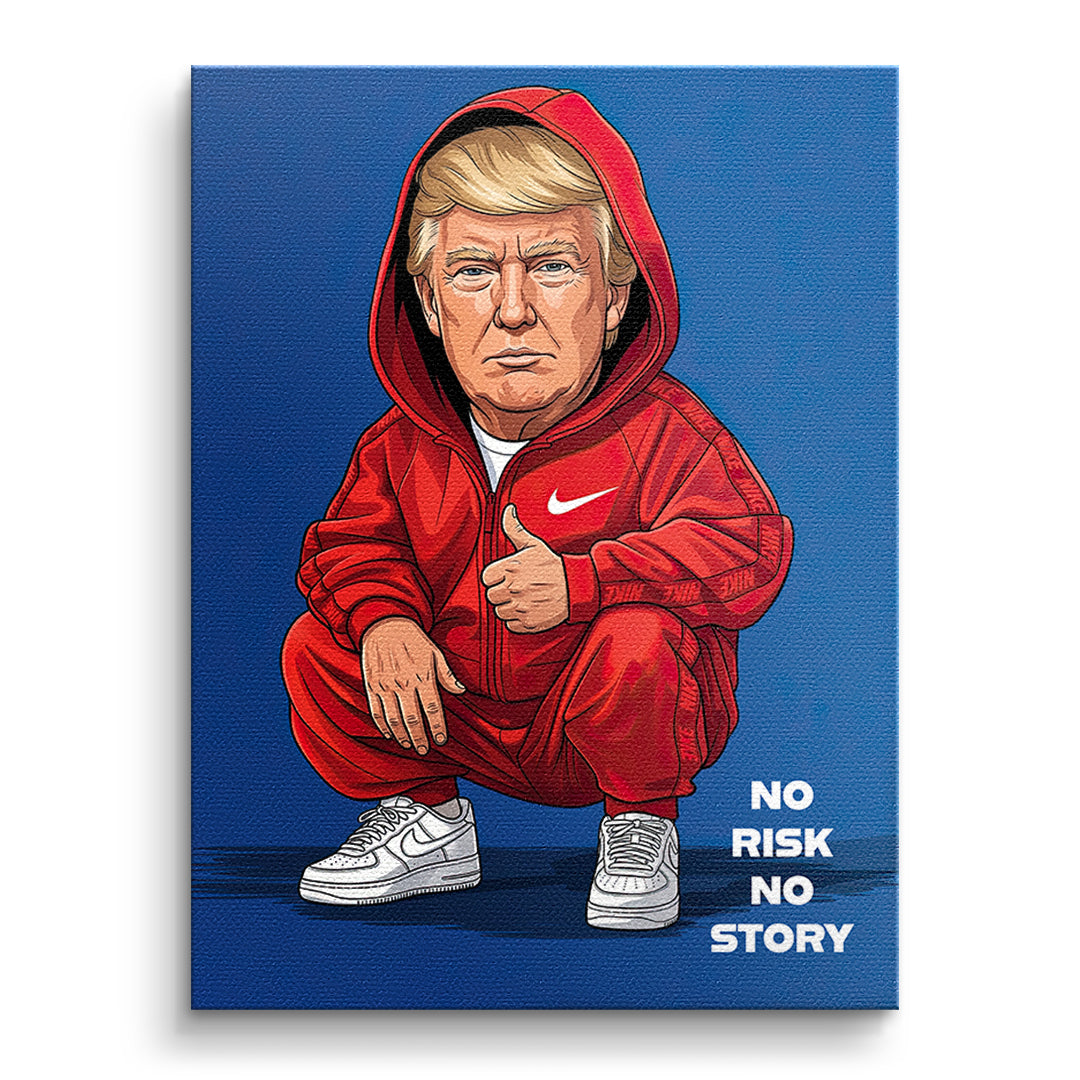 Trump Swag Canvas Print – Detail