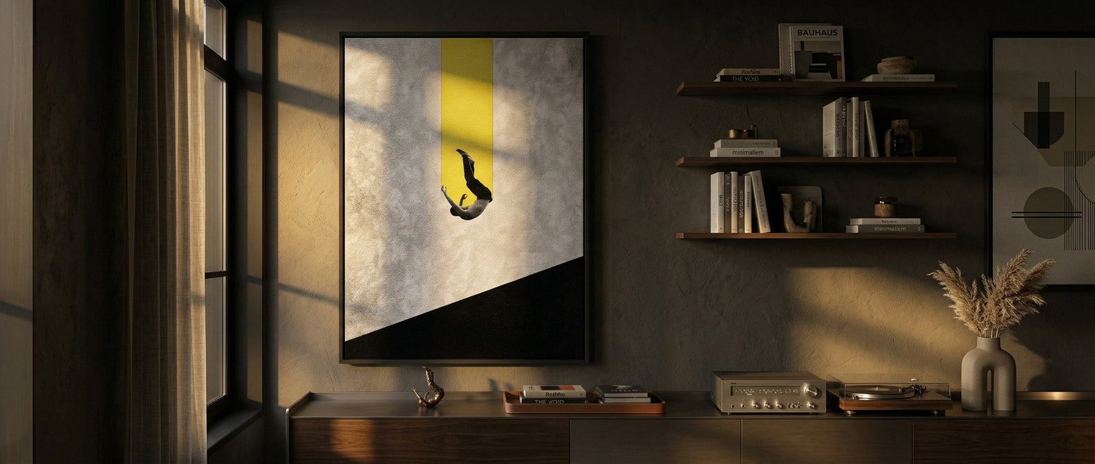 DOTCOMCANVAS® The great fall Leinwandbild – Website Banner