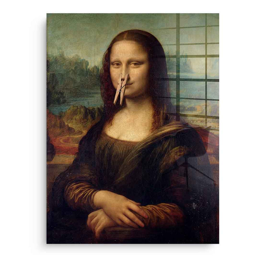 Mona Lisa 2 for Toilet - Acrylglas – Vorderseite