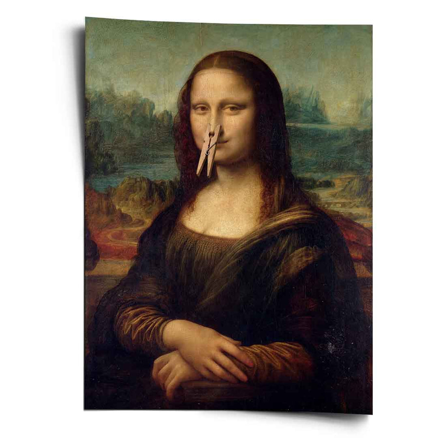 Mona Lisa 2 for Toilet - Poster – Vorderseite