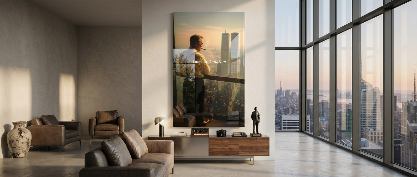 DOTCOMCANVAS Timeless Ambition Acrylglas Banner