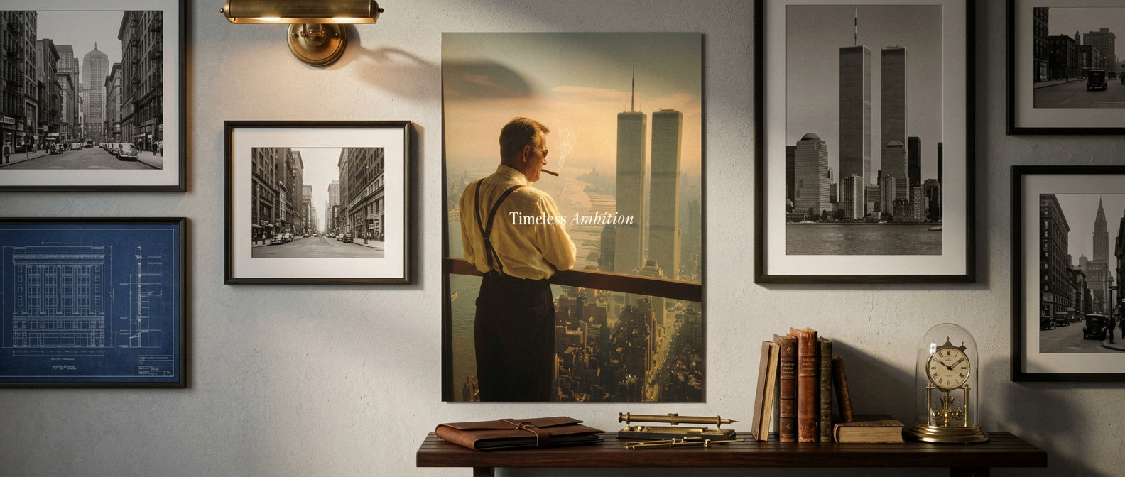 DOTCOMCANVAS Timeless Ambition Leinwandbild Banner