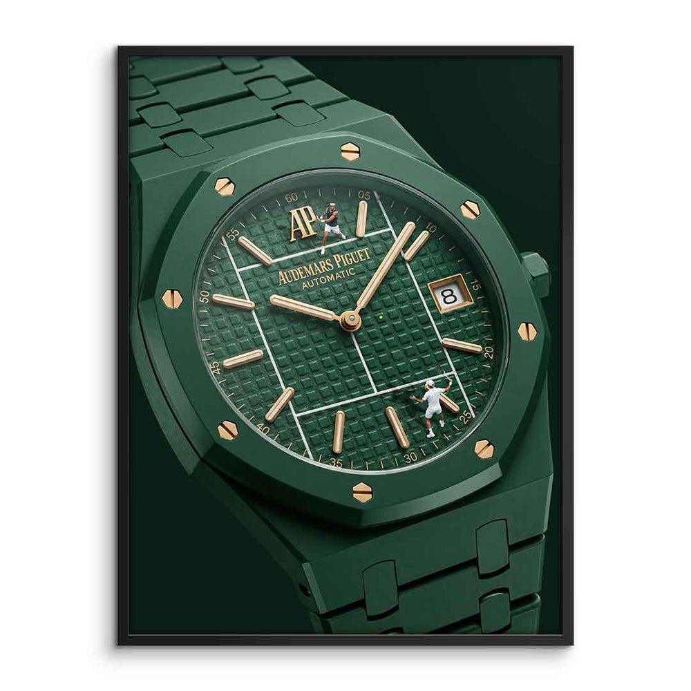 Luxury Timepiece – Tennis Poster gerahmt