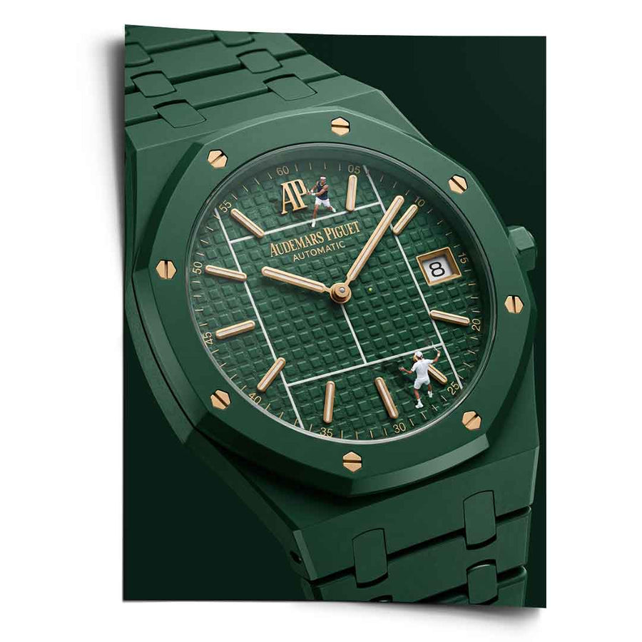 Luxury Timepiece – Tennis - Poster – Vorderseite