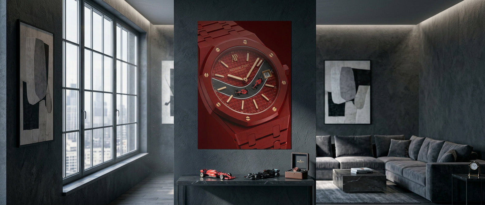 Luxury Timepiece Formula 1 Poster Website Banner