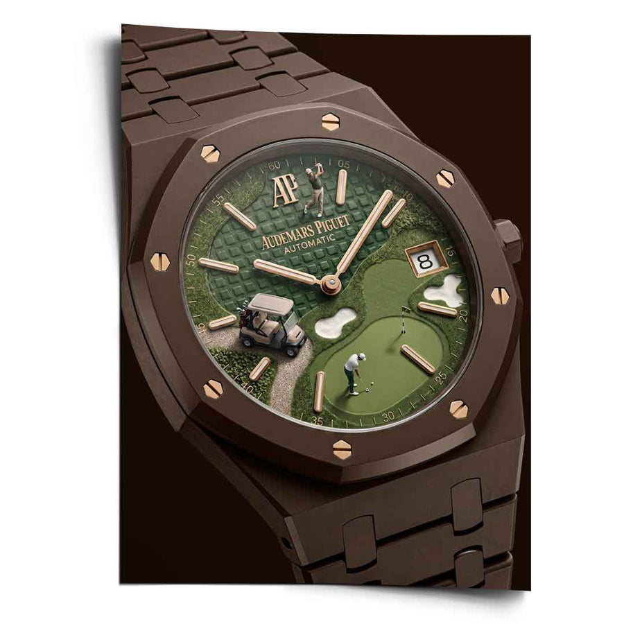 Luxury Timepiece – Golf - Poster – front