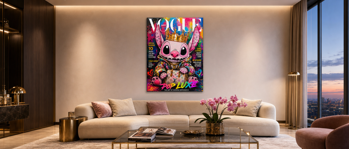 Pop Luxe Canvas Banner