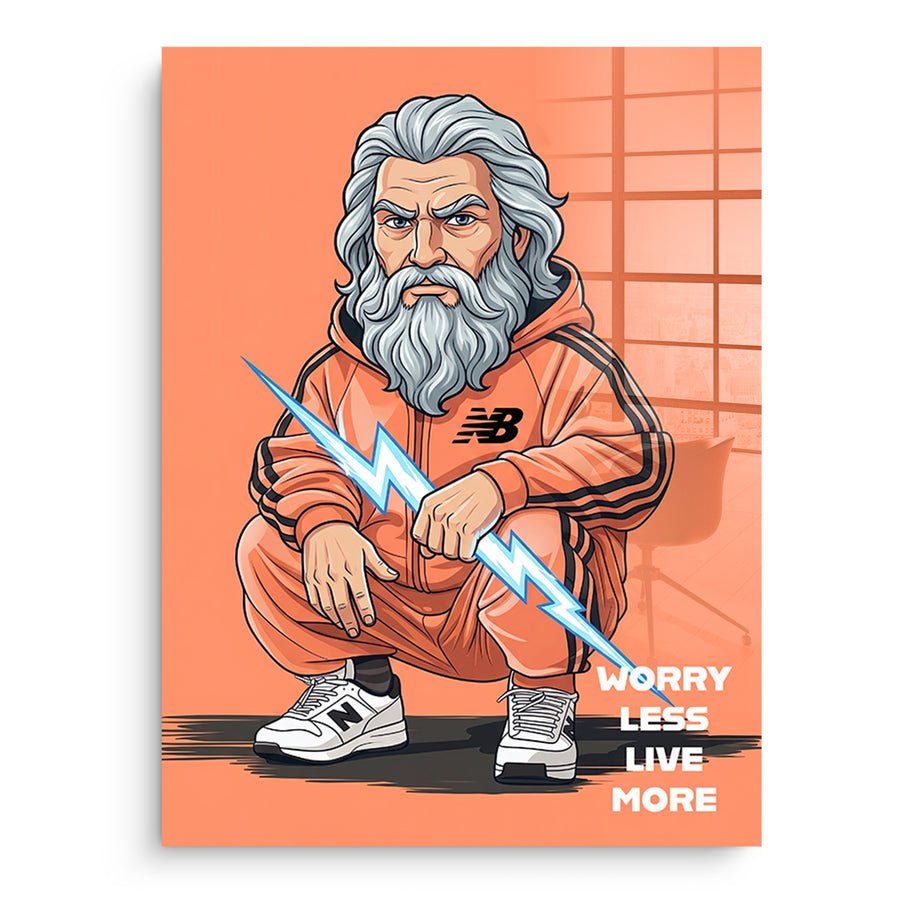 Zeus Swag - Acrylglasbild – Vorderseite