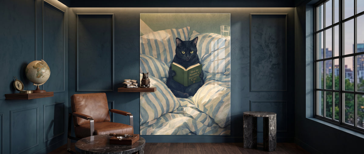 Poster How to Become a Successful Cat Website Banner