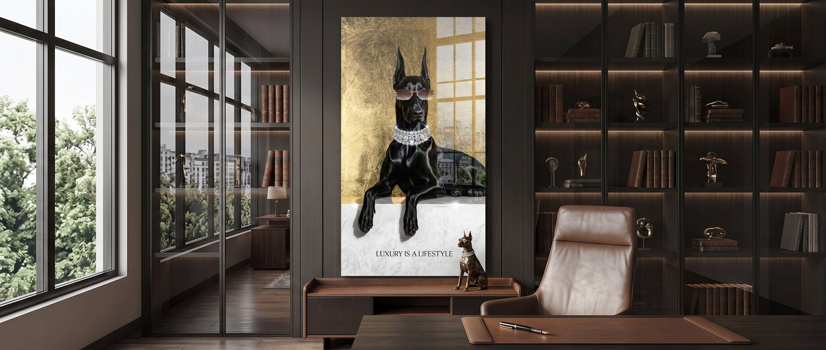 Acrylglasbild Luxury Is A Lifestyle Website Banner