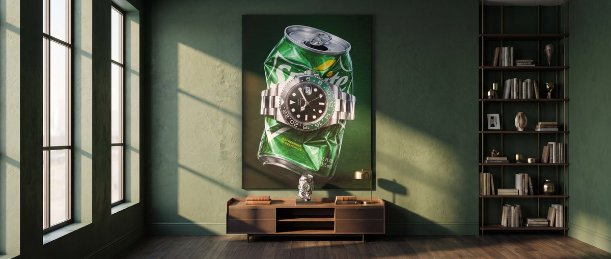Leinwandbild Crushed Luxury Website Banner