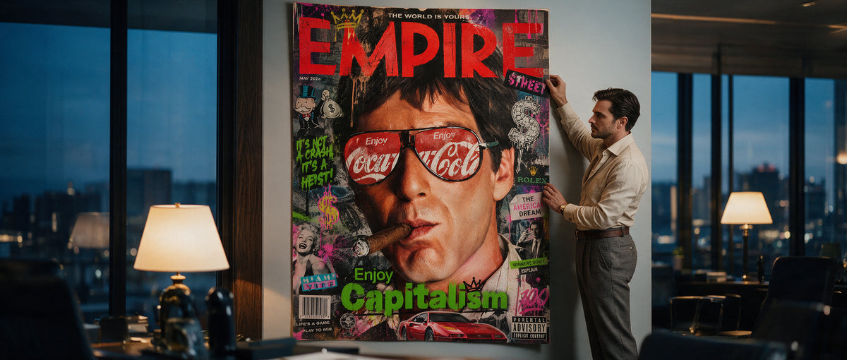 Poster Enjoy Capitalism Empire Banner