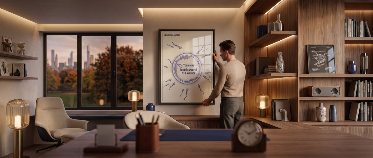 Acrylglasbild Came Into The World As A Winner Website Banner