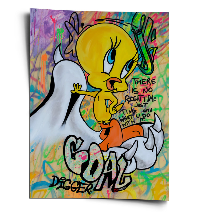 Goal Digger Bird - Poster – Vorderseite