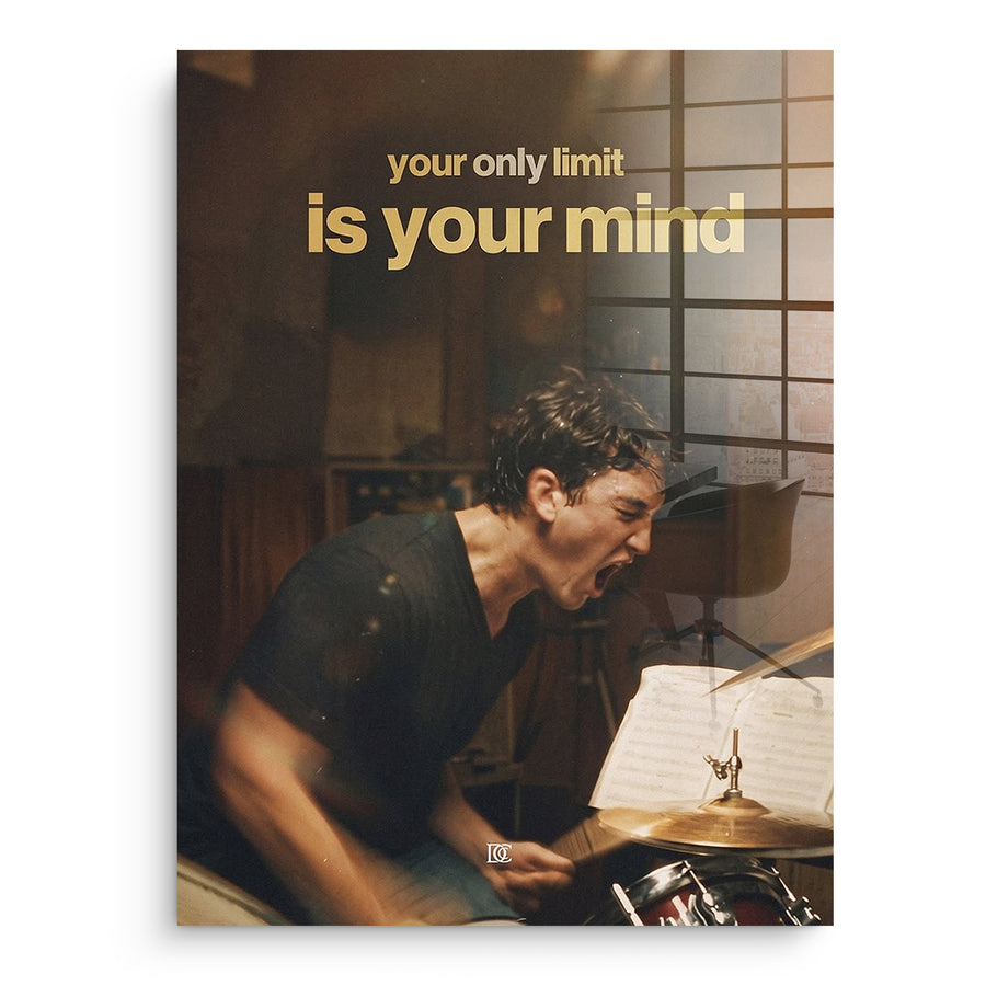 Your Only Limit Is Your Mind Vintage - Acrylglas – Vorderseite