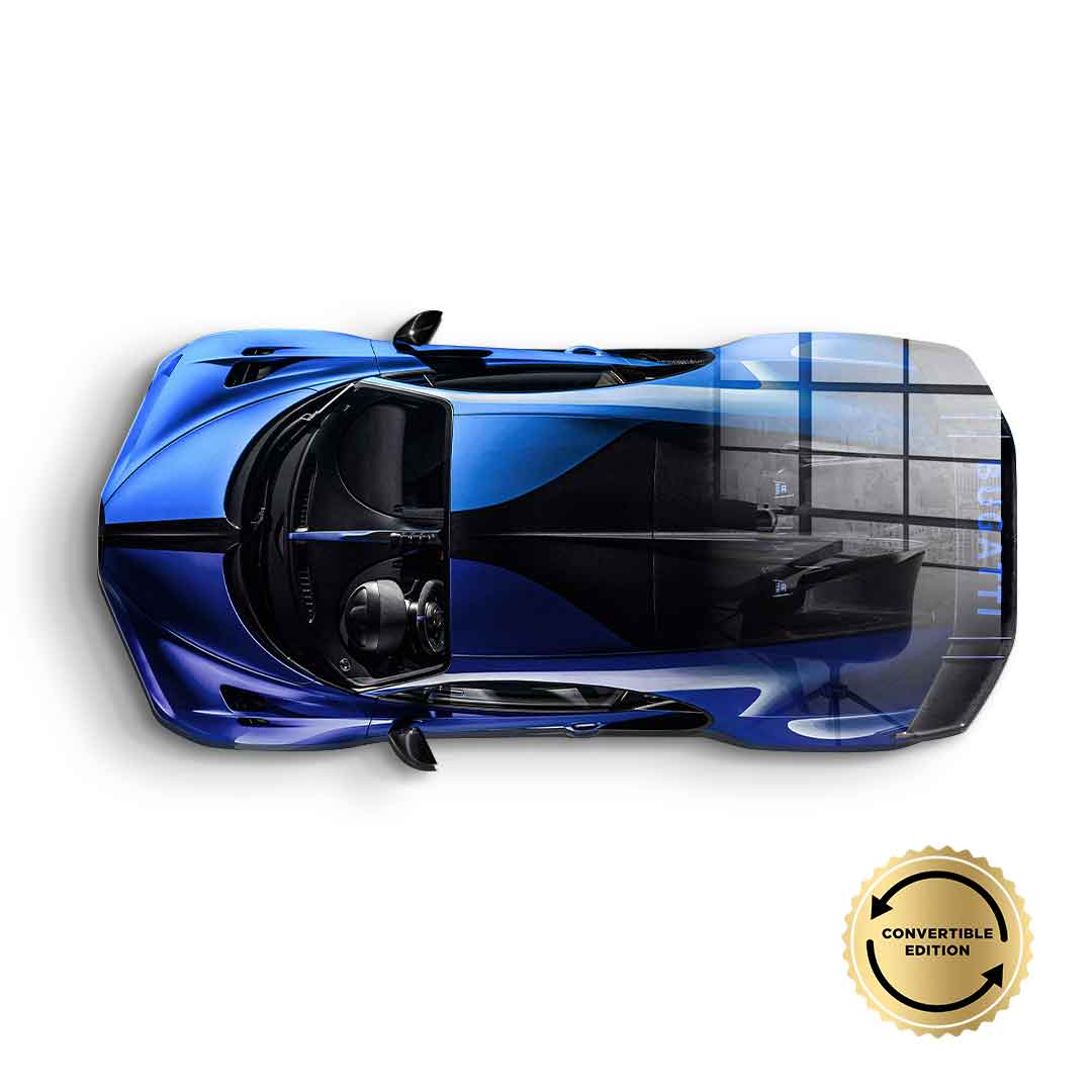 Wall sculpture Bugatti Bolide - acrylic glass