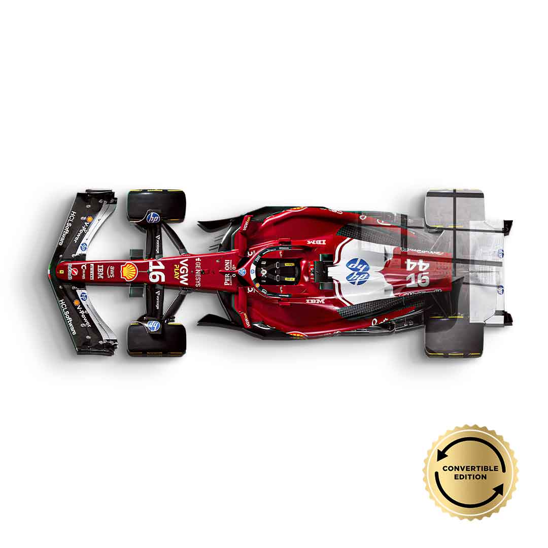Wandskulptur F1 Ferrari - Acrylglas
