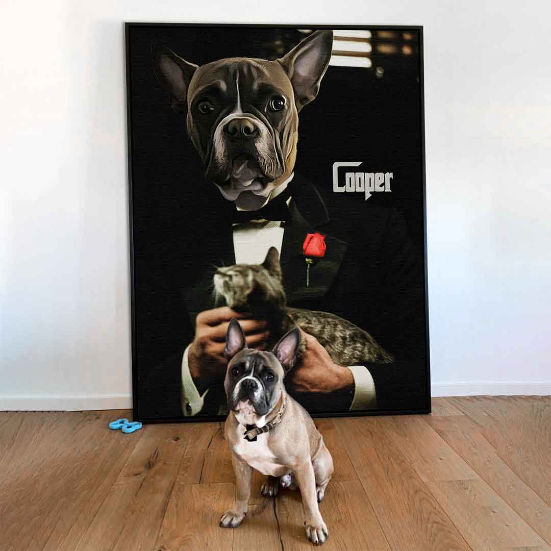 Godfather Haustier Portrait - Personalisierbar