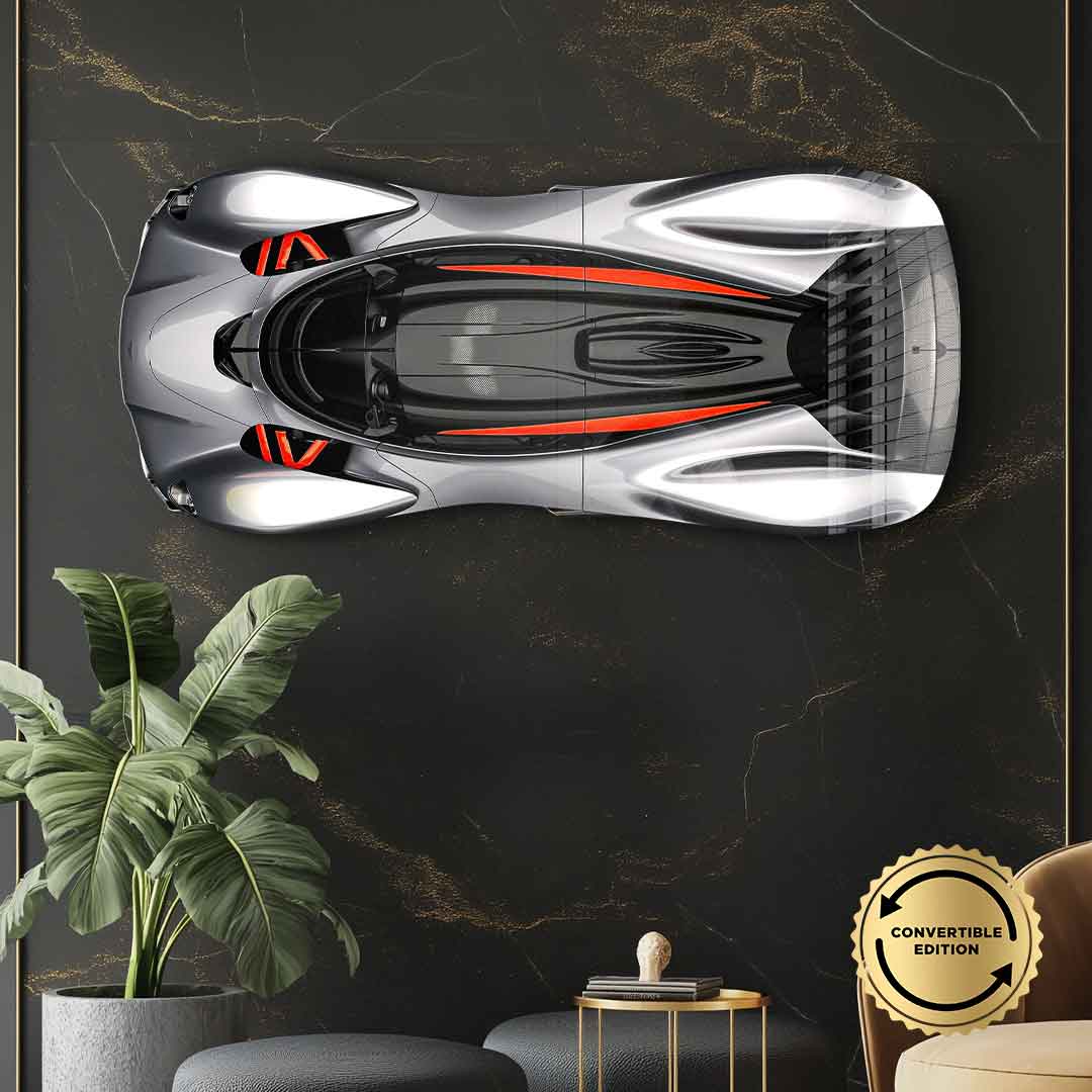 Wall sculpture Aston Martin Valkyrie - acrylic glass