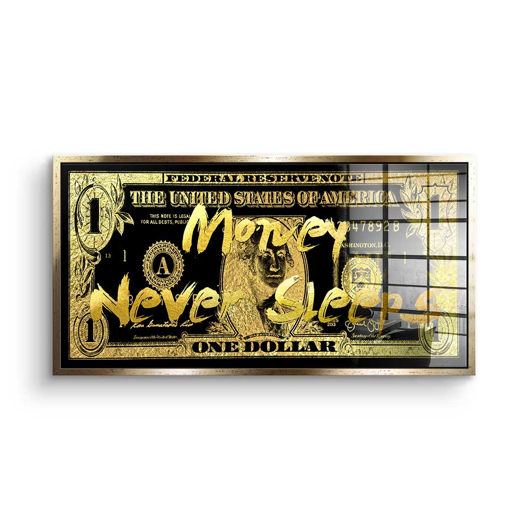 MONEY NEVER SLEEPS - BLATTGOLD
