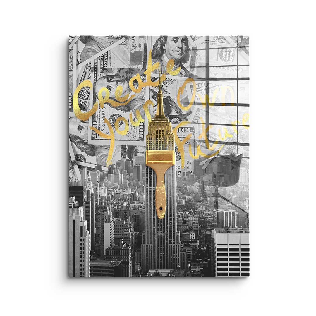 Entrepreneur Grey Gold - Acrylglas 3x