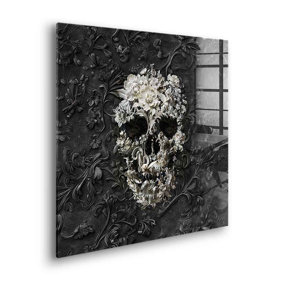 Marble Skull - Acrylglas