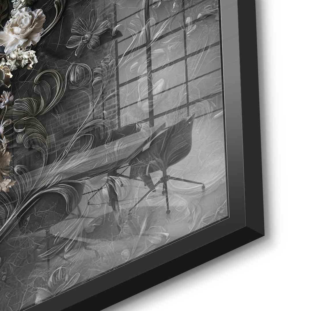 Marble Skull - Acrylglas