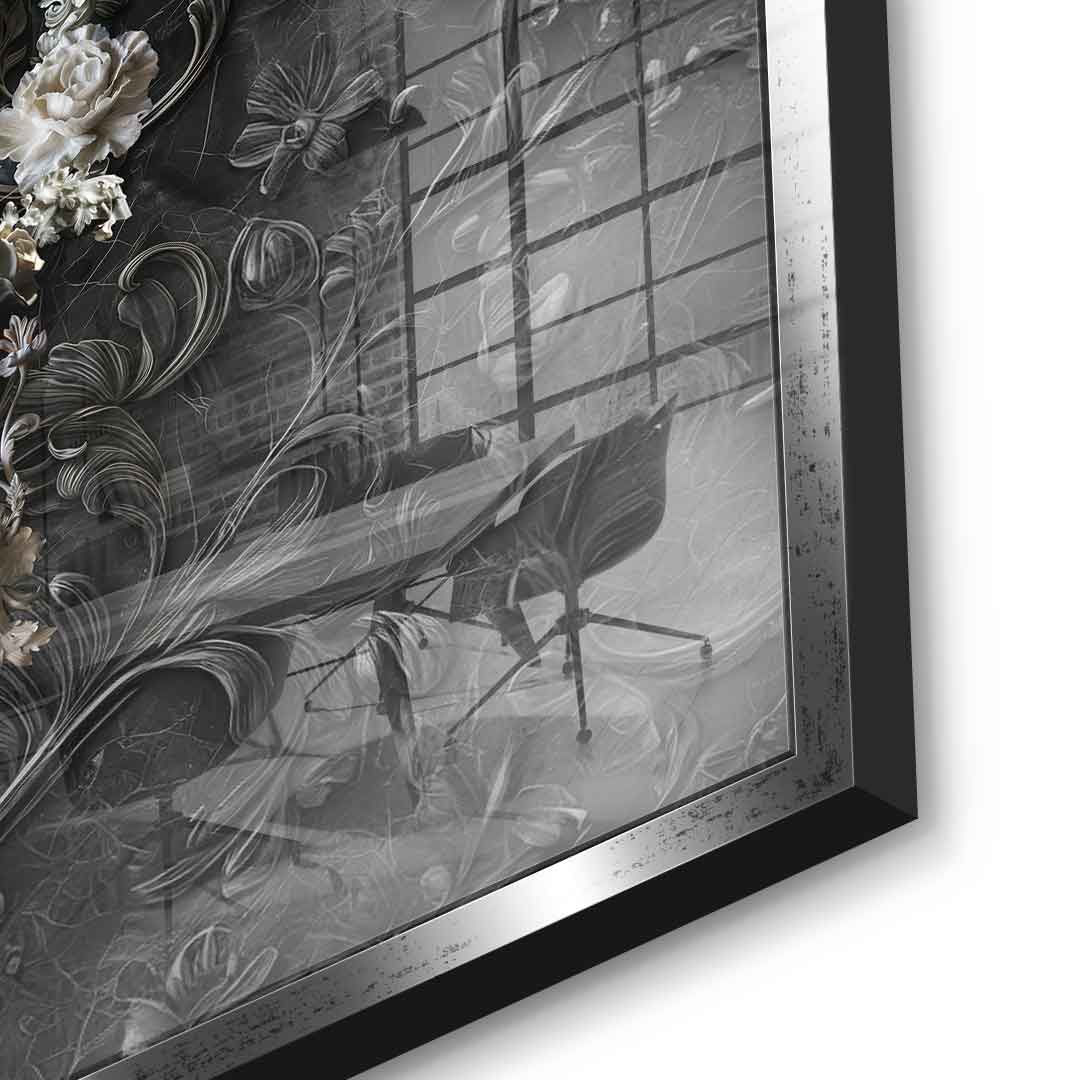 Marble Skull - Acrylglas