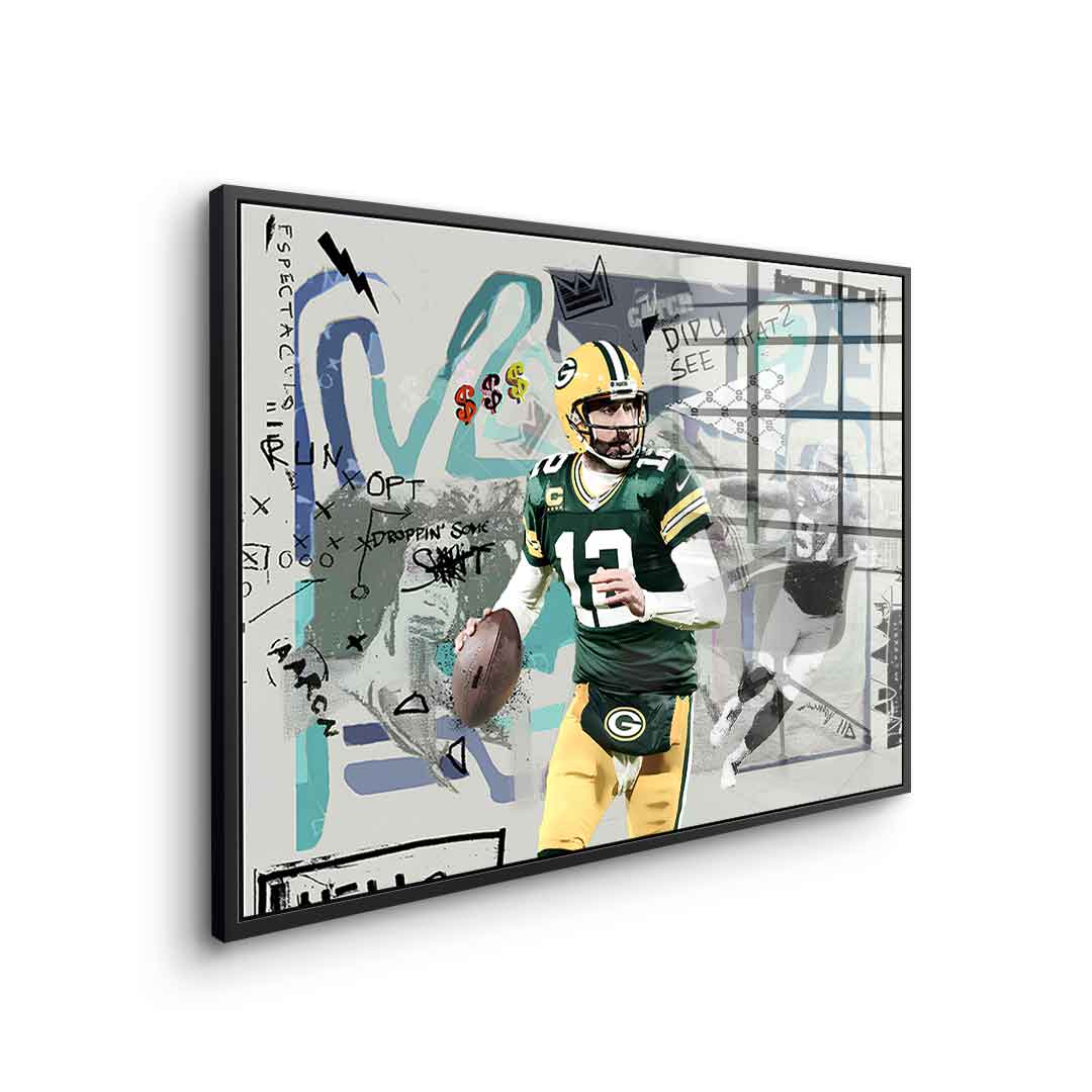 Aaron Rodgers - Acrylglas