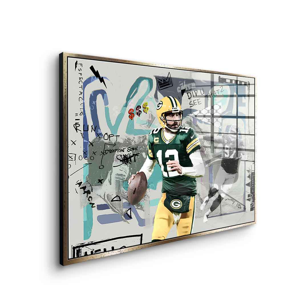 Aaron Rodgers - Acrylglas