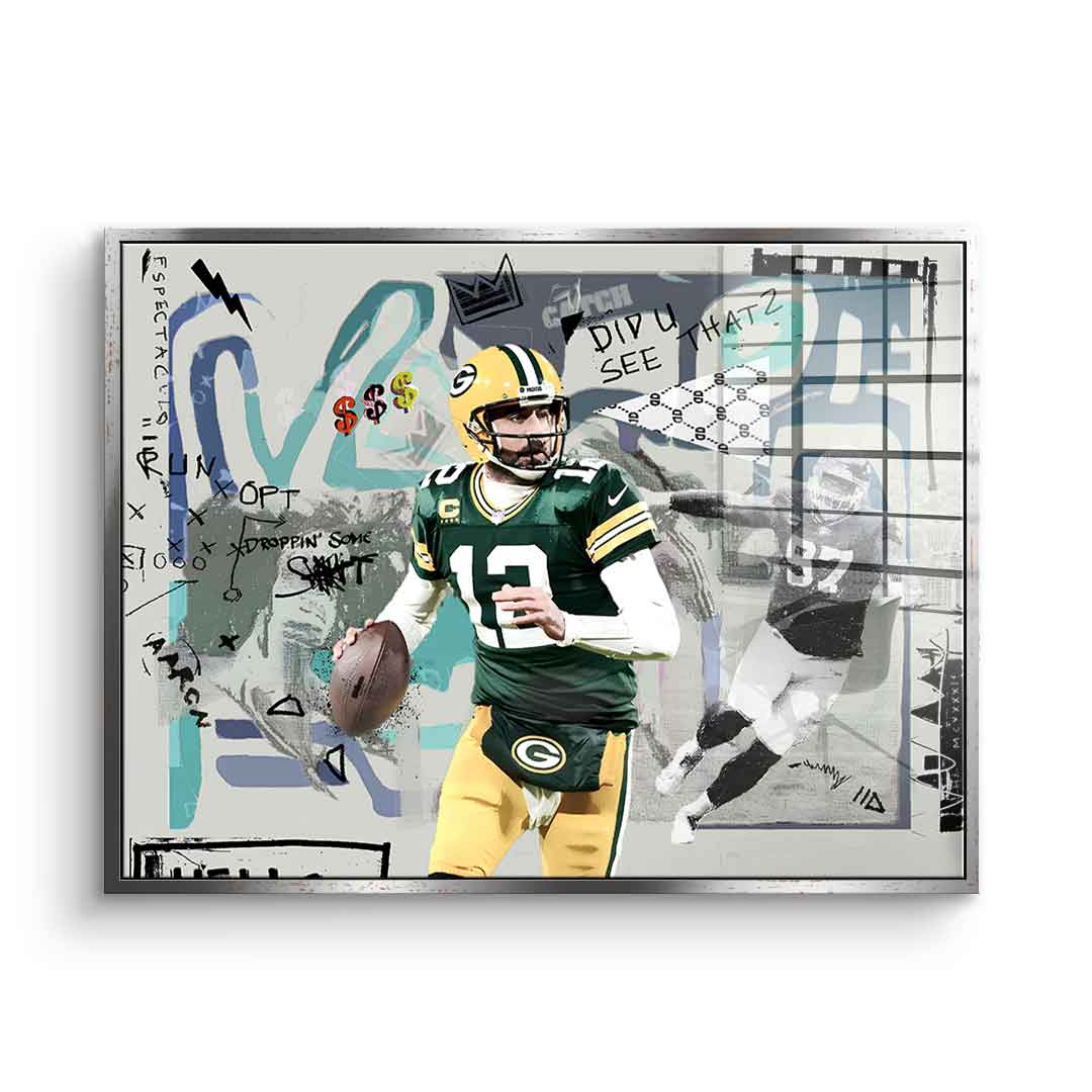 Aaron Rodgers - Acrylglas