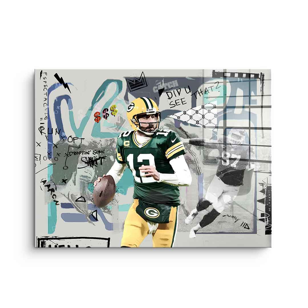 Aaron Rodgers - Acrylglas