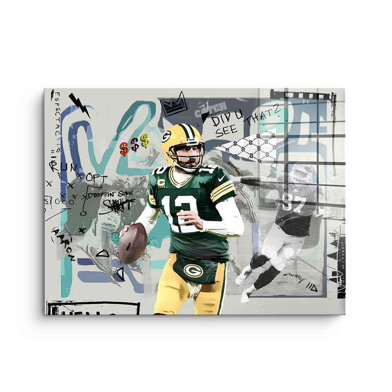 Aaron Rodgers - Acrylglas