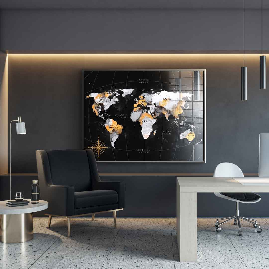 Abstract Country Collection - Acrylglas