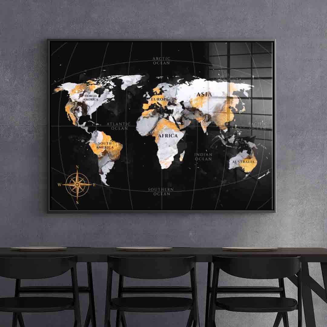 Abstract Country Collection - Acrylglas