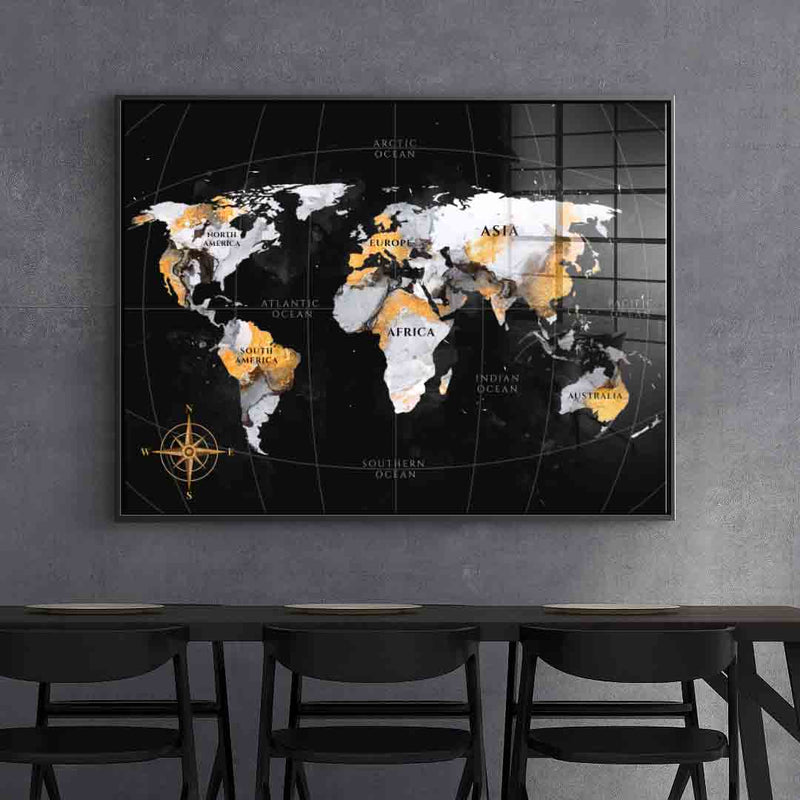 Abstract Country Collection - Acrylglas