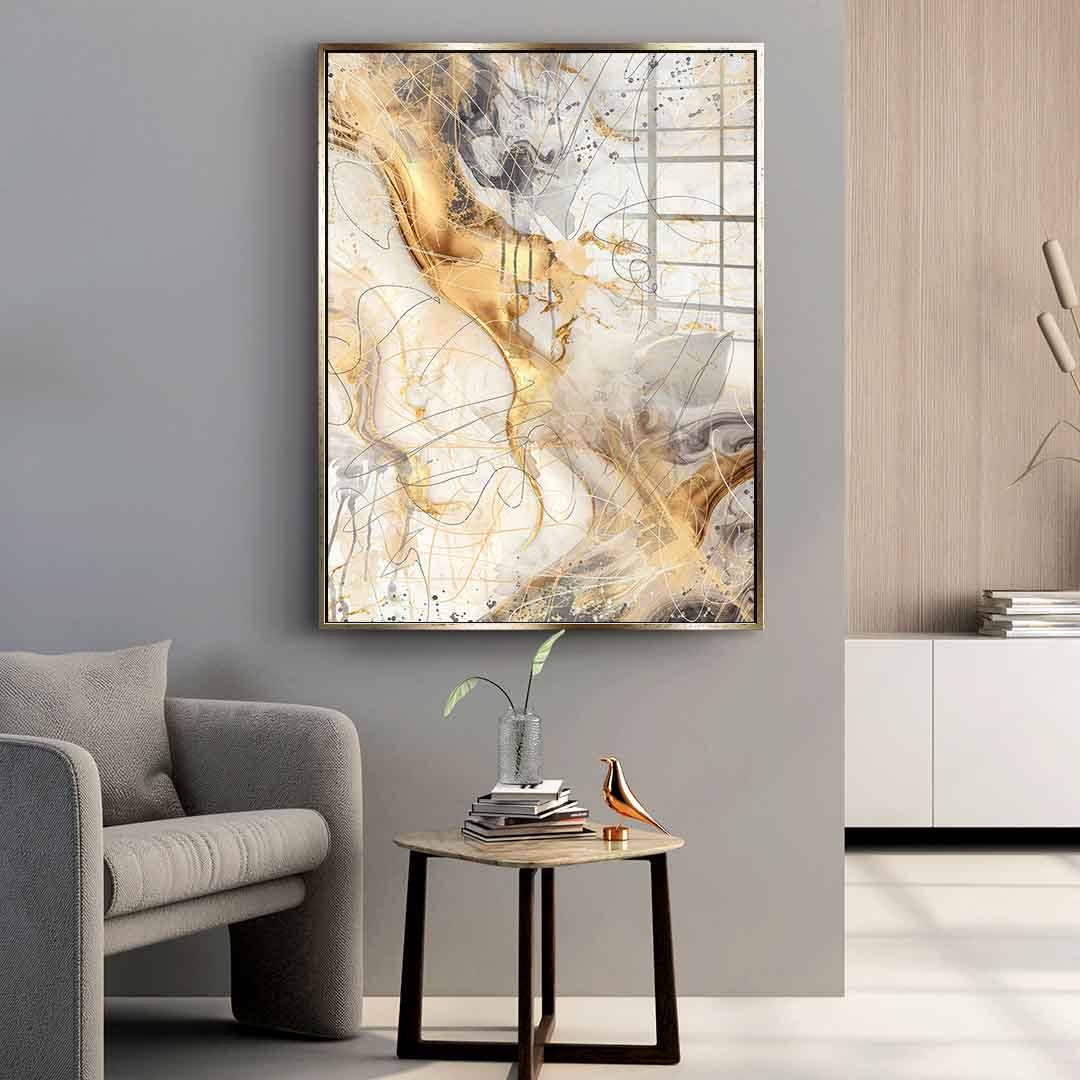 White magic - acrylic glass