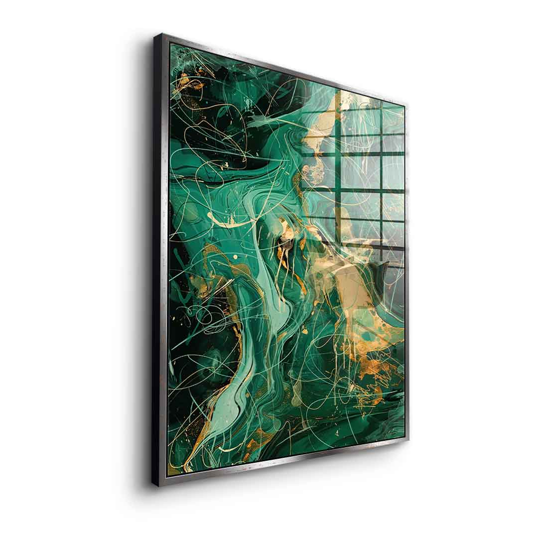 Green energy - acrylic glass