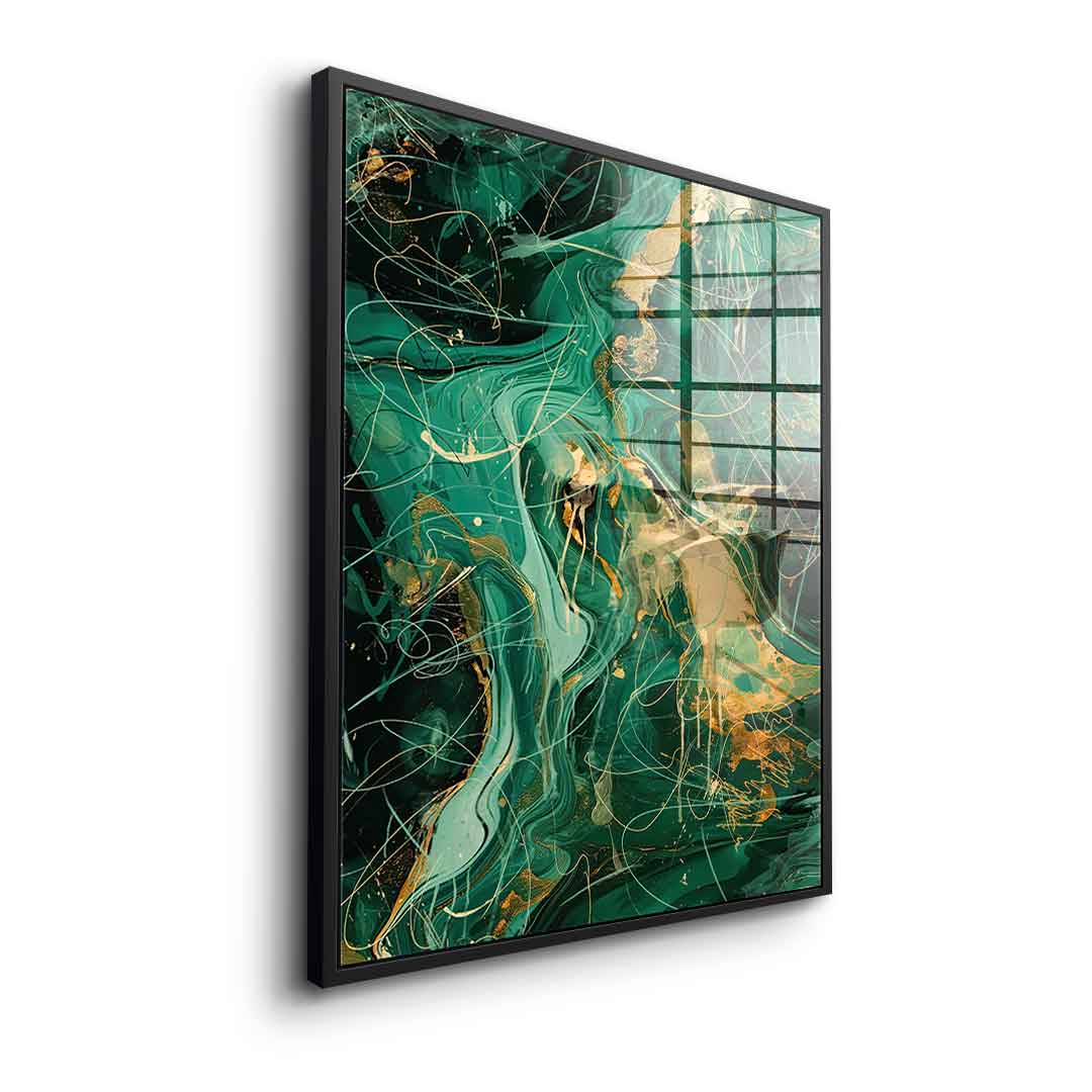 Green energy - acrylic glass