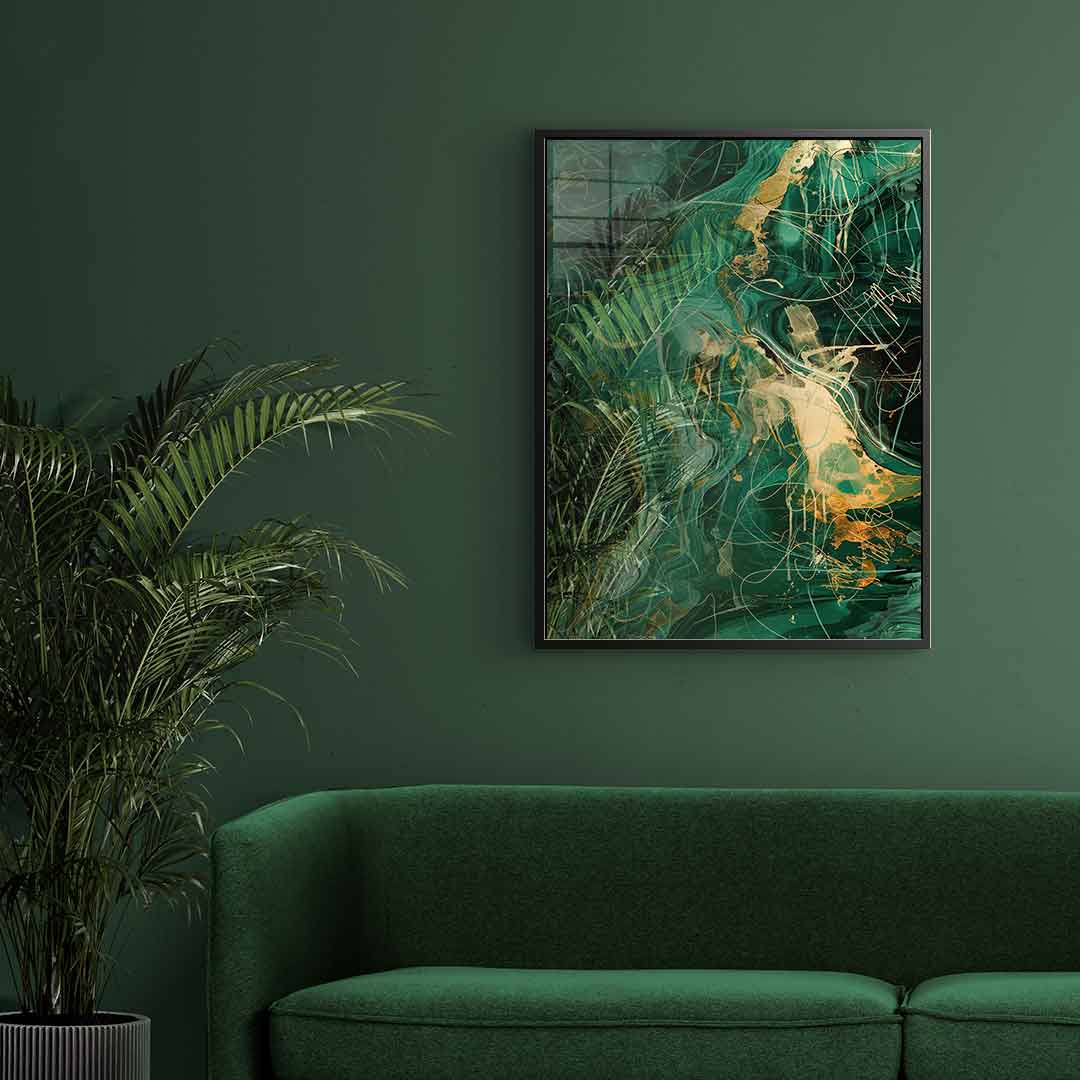 Green energy - acrylic glass