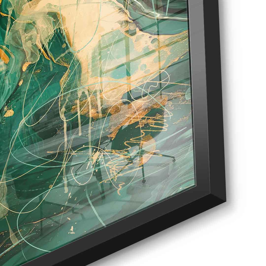 Green energy - acrylic glass